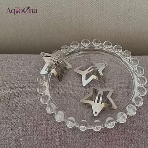 AqToCna 5 Chiếc Thời Trang Màu Bạc Ngôi Sao Kẹp Tóc Cho Nữ Ngôi Sao Kim Loại Chụp Tóc Bé Gái Bên Kẹp Tóc Barrettes Phụ Kiện Tóc AqToCna