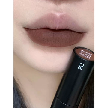 Miệng sô cô la đen nâu!Halloween Dark Coffee Brown Black Rabbit Lipstick b04 Coco Trap Lipstick Châu Âu Mỹ