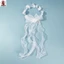 Cây nho tóc cưới Vương miện hoa mây tự nhiên có tấm che mặt cho chủ đề rừng cô dâu