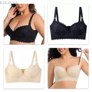 KIKIN Áo lót Sang Trọng Cho Tiệc Ngày Đẩy Lên Cốc Thoáng Khí Thoải Mái Áo Ngực Nylon
