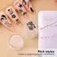 Ooolala Mini Silicone Seal Mũi Nhỏ Ga Có Thể Lau Được Con Dấu Pháp Mới Trong Suốt Con Dấu Công Cụ In Họa Tiết Nhỏ