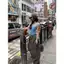 Milyfashion Gợi Cảm Chấm Bi Khâu Giả Hai Mảnh Mùa Hè Tương Phản Màu Xếp Ly Ngắn Top Bé tee Y2K DBJR