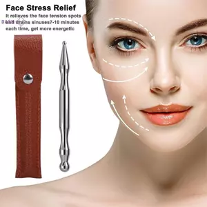 Bút châm cứu Dụng cụ bấm huyệt Mặt bằng thép không gỉ Kích hoạt điểm Máy mát xa mô sâu Ba Máy mát xa cơ thể Massage mặt