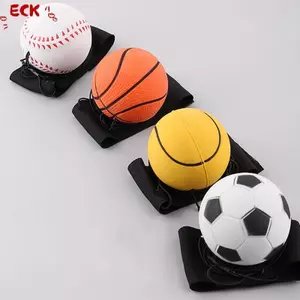 ECK Trả Lại Bọt Biển Cao Su Tay Bóng Trò Chơi Bài Tập Nhảy Co Giãn Thể Thao Huấn Luyện Sức Mạnh Trẻ Em Trẻ Em Đồ Chơi Ngoài Trời Bóng HOT