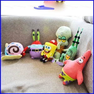 SpongeBob SquarePants Sang Trọng Đồ Chơi Patrick Ngôi Sao Mực Nhồi Bông Búp Bê Đồ Chơi Cho Trẻ Em Trang Trí Nhà Đồ Chơi Cho Trẻ Em