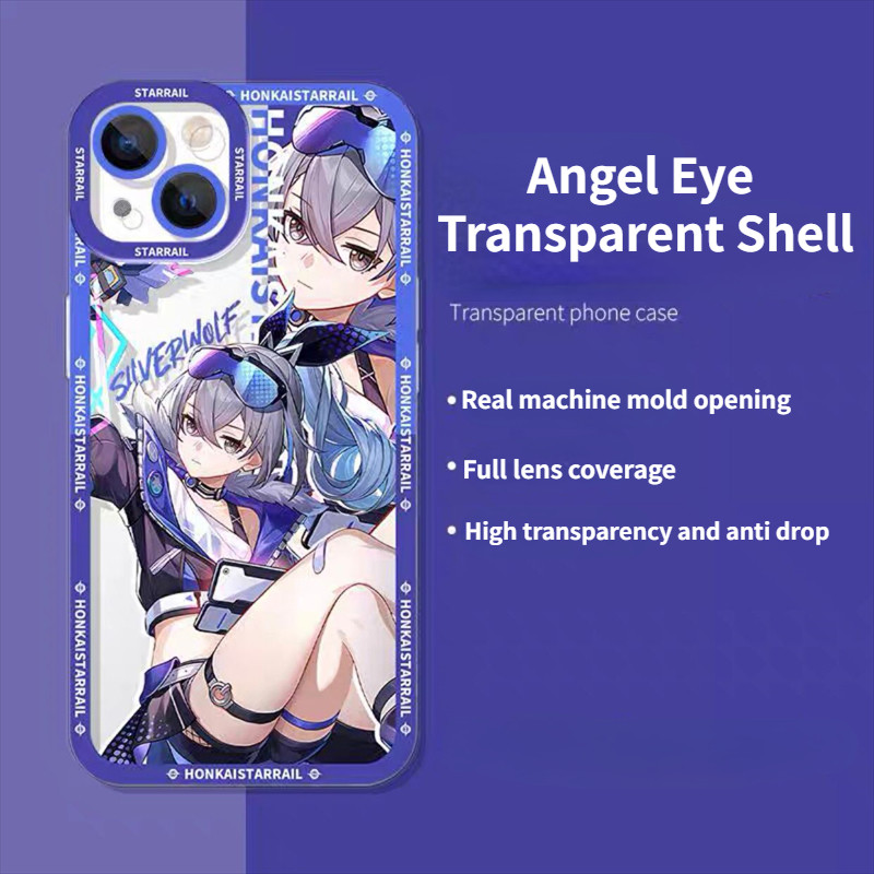 Honkai Star Rail Blade Bạc Wolf Kafka Vỏ Cho Huawei Honor X7D X9D X6C X8C X7B X8B X9B X7A 90 Lite X9A 5G Y9 Prime 2019 Vỏ Điện Thoại Thiết Kế Mới Họa Tiết TPU Trong Suốt