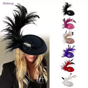 Woke Lông Nỉ Mũ Hình Băng Đô Chống Trơn Trượt Thời Trung Cổ Đảng Tóc Cho Nữ