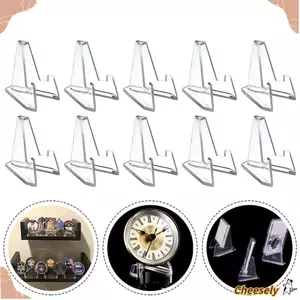Giá đỡ trưng bày đồng xu Acrylic CHEESELY, Hỗ trợ viên nang Giá đỡ giá đỡ giá đỡ nhỏ, Tam giác Mini lưu trữ đa chức năng Thử thách kỷ niệm Giá đỡ tiền xu cho 10 / 20 chiếc