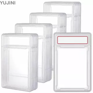 Thẻ phân loại YUJUNI PSA, Hộp đựng thẻ sưu tập 35PT chắc chắn có thể tháo rời, Bảo vệ tia cực tím bền chất lượng cao Hộp bảo vệ thẻ giao dịch trong suốt Màn hình lưu trữ