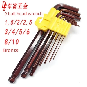 Siêu Cứng Nhập Khẩu S2 Bóng Đầu Allen Cờ Lê Đầu Phẳng Cờ Lê Lục Giác Tua Vít Mở Rộng Lục Giác Thìa Dụng Cụ