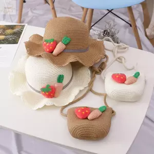 Mũ chống nắng trẻ em AWNGD, Mũ chống nắng bé gái 2-8 tuổi dễ thương, Mũ ngư dân nhiều màu thời trang mùa hè