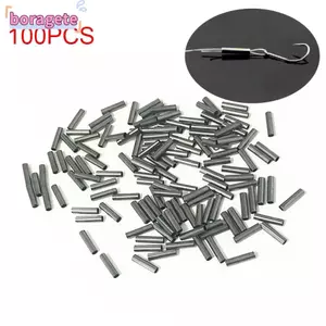 BORAGETE 100 Cái / lô Dây Uốn Tay Cầm Di Động Tròn Đồng Chất Lượng Cao Đơn