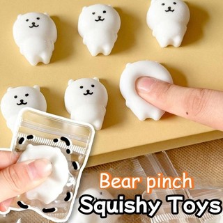 Đáng Yêu Mặt Tròn Mini Gấu Trắng Fidget Đồ Chơi Dành Cho Mẫu Giáo Lớp Học Phần Thưởng Và Tiệc Sinh Nhật Goodie Túi Chất độn