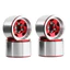 4 28mm 7mm Hex 1.0 "Kim Loại RC Xe Beadlock Bánh Xe Trung Tâm Vành Bánh Xe Cho 1 / 18 1 / 24 RC Xe Bánh Xích TRX4M Trục SCX24 AX24 TRX4M TRX4-M Nâng Cấp Phần