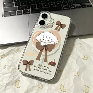 Chó yêu thương Chích hợp iPhone 1716 trường hợp 15 Tất cả14/13 mới 1211x hút từ dễ thương