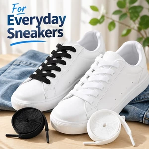 2 / 4 Cặp ren giày nhỏ gọn thay thế bề mặt phù hợp đơn giản, polyester để lưu trữ văn phòng, lặp lại hàng