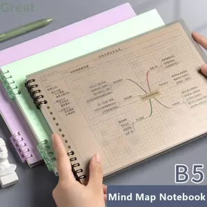 Notepad lá rời TUYỆT VỜI, Sổ nhật ký Sổ tay có thể tháo rời, Ghi chú lấy miếng đệm viết B5 lá rời Học sinh