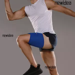 Tay áo bảo vệ đùi NEWIDEA, Hỗ trợ chân Spandex bằng vải Polyester chống nứt nẻ, Dây buộc chân co giãn nén Nam Nữ