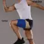 Tay áo bảo vệ đùi NEWIDEA, Hỗ trợ chân Spandex bằng vải Polyester chống nứt nẻ, Dây buộc chân co giãn nén Nam Nữ
