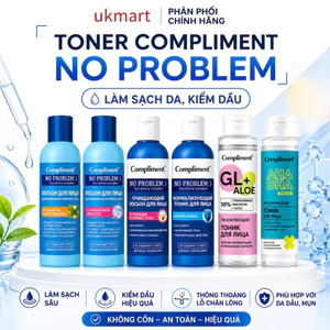 Toner Compliment No Problem Salicylic Acid Làm Sạch Da Kiềm Dầu Giảm Mụn 200ml