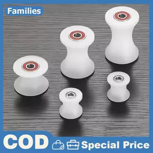 1 Chiếc Nylon Chữ U Rãnh Mang Con Lăn Tra Bánh Xe Hướng Dẫn Con Lăn Hỗ Trợ Cửa Sổ Cửa Trượt Cơ Ròng Rọc