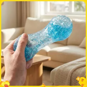 Cảm Giác Lấp Lánh Bánh Bao Căng Thẳng Bóng Nhiều Màu Sắc Bóp Đồ Chơi Fidget Cho Trẻ Em Lớp Học Trang Trí Bàn Làm Việc