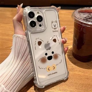 Thích hợp cho Apple 17 Vỏ Điện Thoại Mới 16 / 15plus Fun 14 / 13pro Dễ Thương 12pro Graffiti Puppy 26.3.22