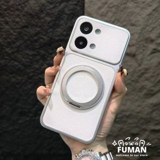 Ốp Điện Thoại Sang Trọng Có Chân Đế Cho Honor X5C X5B Plus Win RT Play 10 4G 5G Vỏ Da PU Trắng Kinh Doanh Vỏ Mềm Chống Rơi