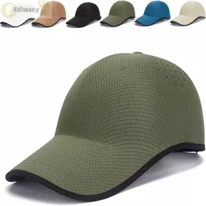 Mũ bóng chày EDIWANY, Mũ thể thao có thể đóng gói khô nhanh, Mũ che nắng thoáng khí nhẹ bằng vải Polyester