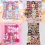 Bộ phụ kiện tóc JVSUB Girls, Bộ dây buộc tóc co giãn trang trí tóc đầy màu sắc, nơ vải Barrettes Phụ kiện trẻ em