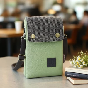 Túi đựng điện thoại di động Denim Túi xách Unisex Messenger Túi đeo ngực đơn giản Túi xách tay nhẹ