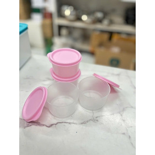 Set 4 hộp 140ml làm sữa chua TUPPERWARE, nhỏ gọn tiện lợi