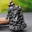 Mặt dây chuyền Obsidian Ruyi Abacus Pixiu