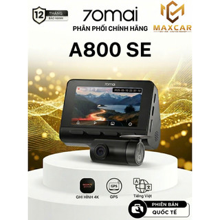 Camera Hành Trình 70mai A800 SE 4K - Bản Quốc Tế, Cảm Biến Sony, Hỗ Trợ GPS