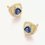 Bông tai bạc họa tiết FANCIME Trinity được tạo ra bằng Sapphire