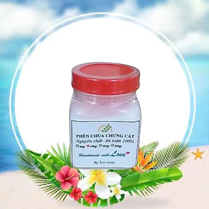 Lọ 100gr Bột phèn chua chưng cất nguyên chất (Phèn phi hay Khô phàn)