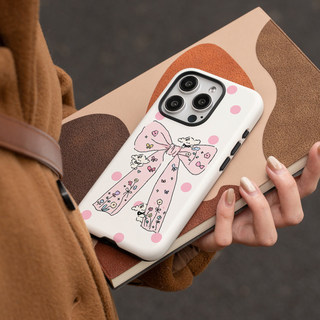 Ốp lưng bảo vệ hình nơ cho iPhone 11 12promax 13pro15pro 15promax 14 14promax 14promax 14pro 16 pro max 16 plus 17 17promax ốp lưng hai trong một