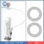 Miếng đệm van xả bồn cầu trong suốt Dễ dàng lắp đặt Vòng đệm máy giặt Bộ phận silicon tròn để nâng cấp phòng tắm