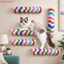 CODECOVED Mèo Scratch Post, Bảng cào mèo treo tường tự dính, Thang leo núi cho mèo Tiết kiệm không gian Xi lanh chống mài mòn Khung leo núi cho mèo Chơi trong nhà
