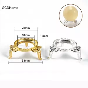Đế trưng bày kim loại GCDHome / Giá đỡ cho quả cầu pha lê / Quả cầu / Trứng / Đá / Khoáng chất HOT