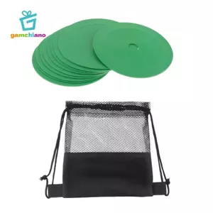 10 Chiếc Flat Nón Markers Ngồi S Field Court Markers Cho Luyện Tập Bóng Đá Thể Thao
