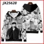 GC1 Jujutsu Kaisen Anime Áo khoác 3D Áo khoác dài tay Cosplay Gojou Satoru Unisex Top Áo Hoodie thời trang Áo khoác ngoài Pl