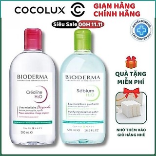 Nước Tẩy Trang Bioderma Sensibio H2O Chính Hãng Cho Da Dầu Mụn Và Da Nhạy Cảm 500ml