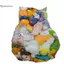 BeautifulHomeA Trong Suốt Trẻ Em Sang Trọng Đồ Chơi Bảo Quản Ghế Bao Túi Đậu Có Dây Kéo Dung Tích Chống Thấm Nước Túi Bảo Quản Búp Bê Lớn VN