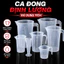 Ca đong định lượng bằng nhựa đủ dung tích cho pha chế