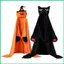 Mặc Được Halloween Chăn Sang Trọng Poncho Ngày Lễ Có Mũ Trùm Đầu Chăn Cho Nam Người Cắm Trại Tiệc Phim Đêm TV Xem jiwvn
