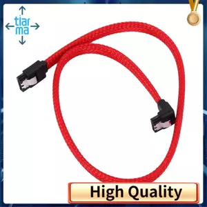 50CM SATA 3.0 III SATA3 7pin Cáp Dữ Liệu Góc Phải 6Gb / s Cáp SSD HDD Đĩa Cứng Dây Dữ Liệu Có Tay Nylon