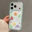 Fruit Series Ice Fog Frosted Phone Case cho iPhone 17 Pro Max 16 15 14 13 Vỏ bảo vệ chống sốc