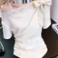 Áo thun ngắn tay khâu ren kiểu Pháp Áo thun ngắn tay cổ áo kiểu dáng nữ dáng ôm hơn Niche Fashion Commuter All-Match Top