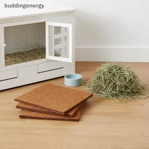 {BUDDI} 5 / 10 Chiếc Tấm Lót Tổ Sợi Dừa Thảm Tổ Hộp Chien Coop Chi Chim Thỏ Thảm Ấm Miếng Lót Gia Cầm Bò Sát Tiếp Liệu {buddingenergy}